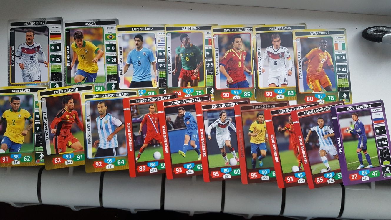 Cartonase Topps / Panini vedete