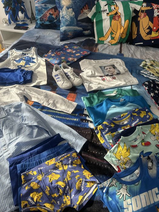 Дрехи, момче 6/7 годин, до 128, 35 лв