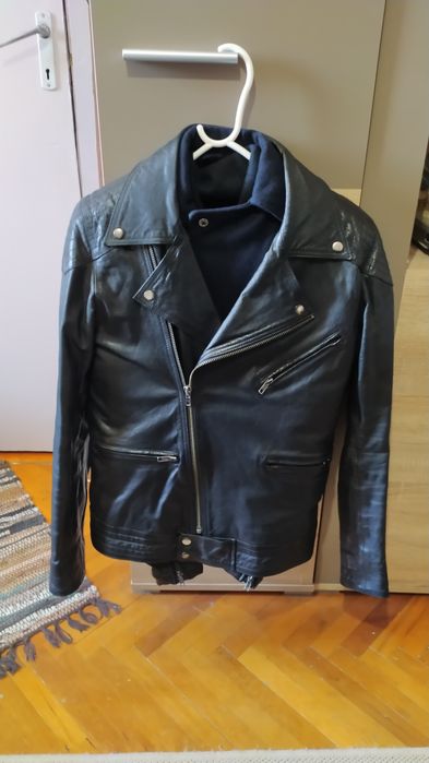 Geaca Piele Jacheta ASOS Guess Diesel Replay modele bomber biker piele