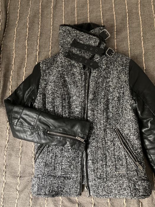 Jacheta / Jacket (geaca) Guess piele si lana