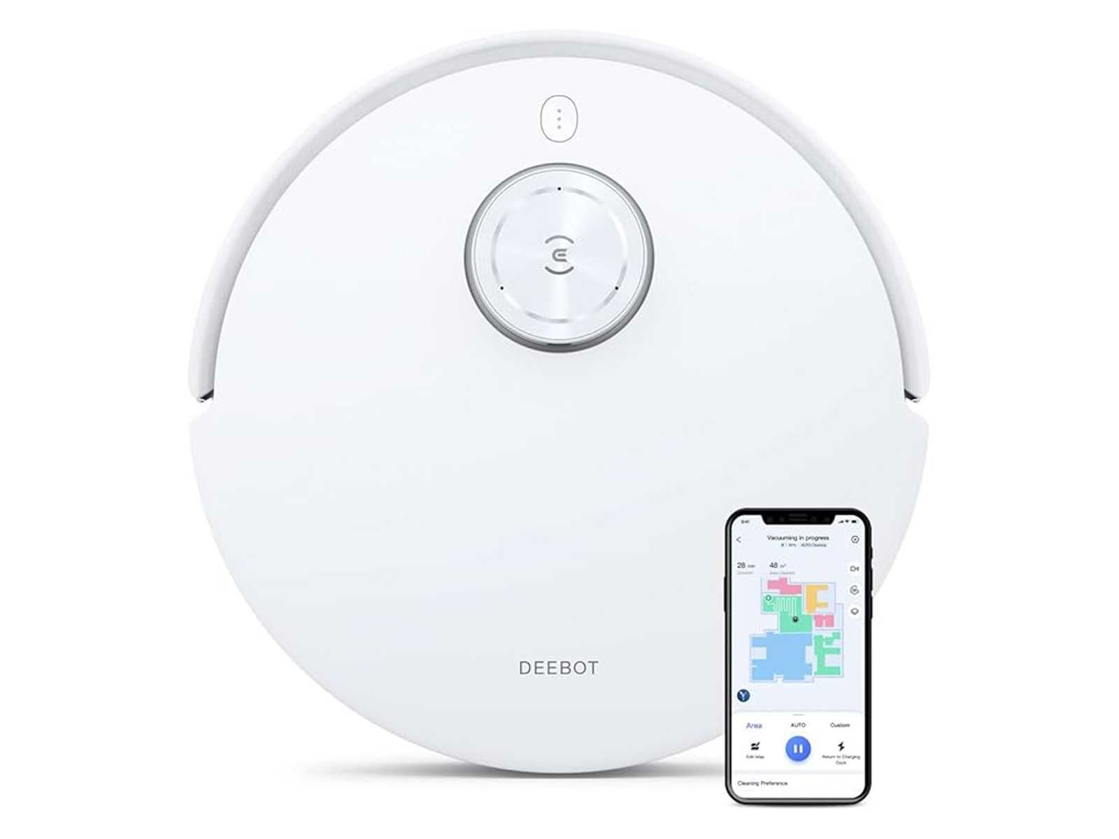 Прахосмукачка робот Ecovacs Deebot T10 3000Pa, 5200mAh, картографиране