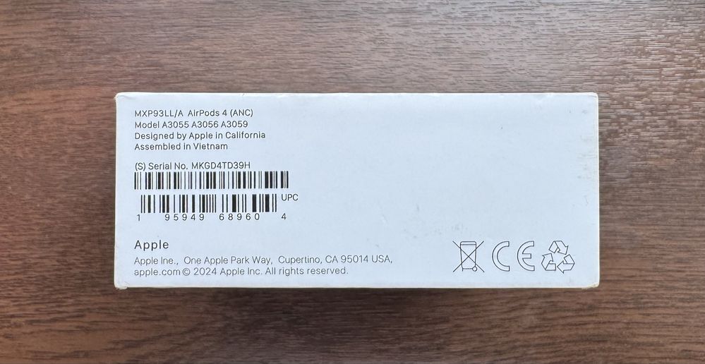 AirPods 4 (ANC) с шумоподавлением