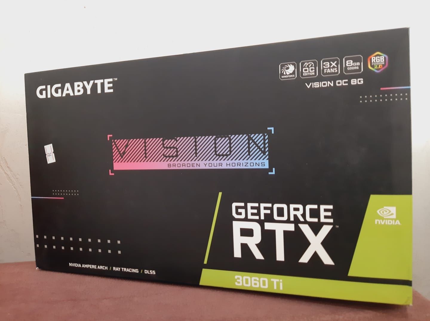 Продам видеокарту Gigabyte RTX 3060 Ti Vision OC