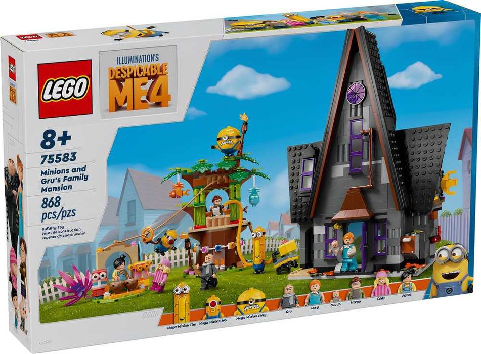 Lego 75583 Миньоны и фамильный особняк Грю