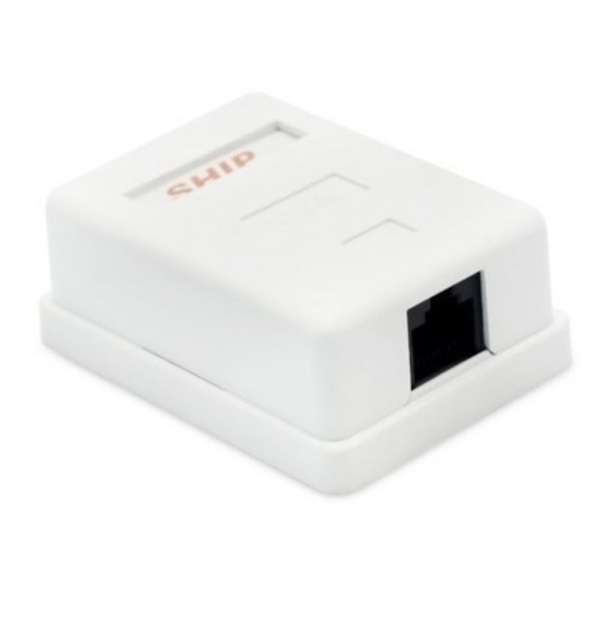 Розетка накладная белый Новая