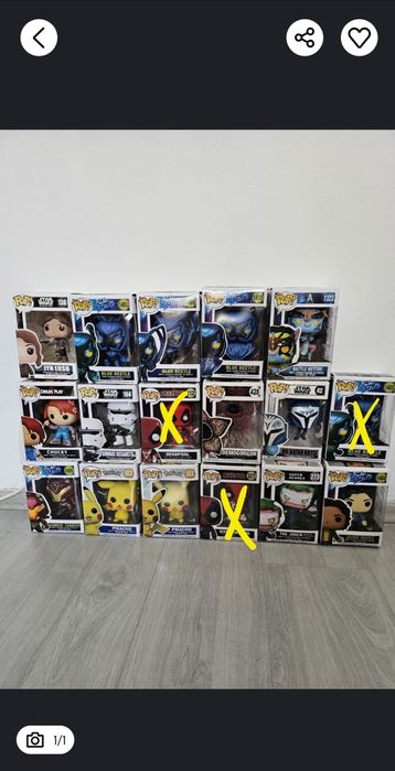 Figurine pokemon,deadpool,star wars,blue beetle noi