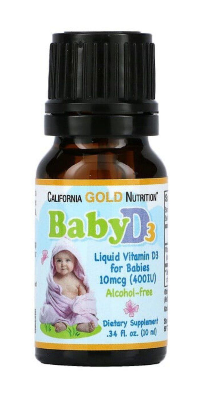 Amerikanskiy Baby D3 California Gold Nutritions Американский Д3 от CGN