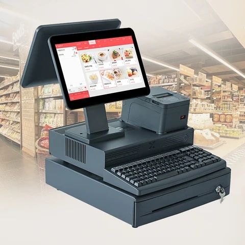 Моноблок сенсорный для кафе Sensor monoblok kafe restaran magazin