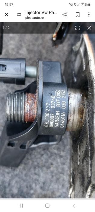 Injectoare volkswagen passat b6  2.0 tdi  140 cp euro 5 cbab