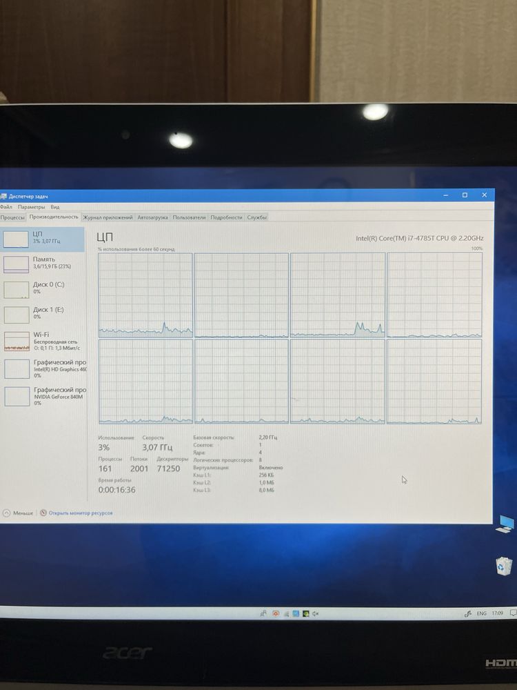 Мощный Моноблок Acer Aspire Z3-710* с i7 4-го поколения