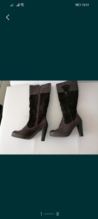 Vând cizme de piele elegante /fashion,produs import Italia.