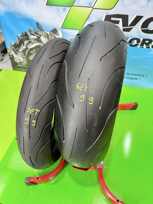 Set Anvelope Moto 120 70 17 si 190 50 17 Michelin Power2ct Set99