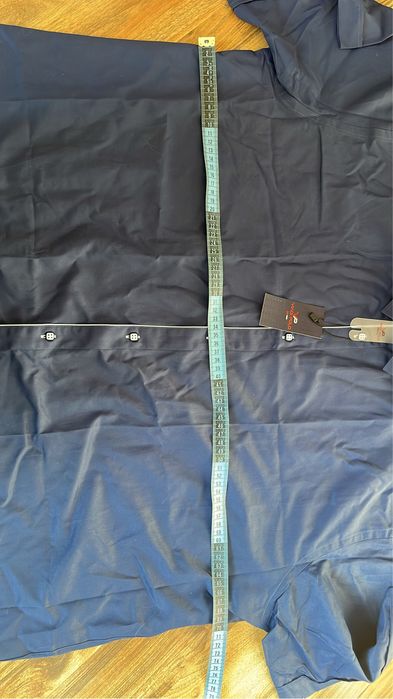 синя мъжка риза