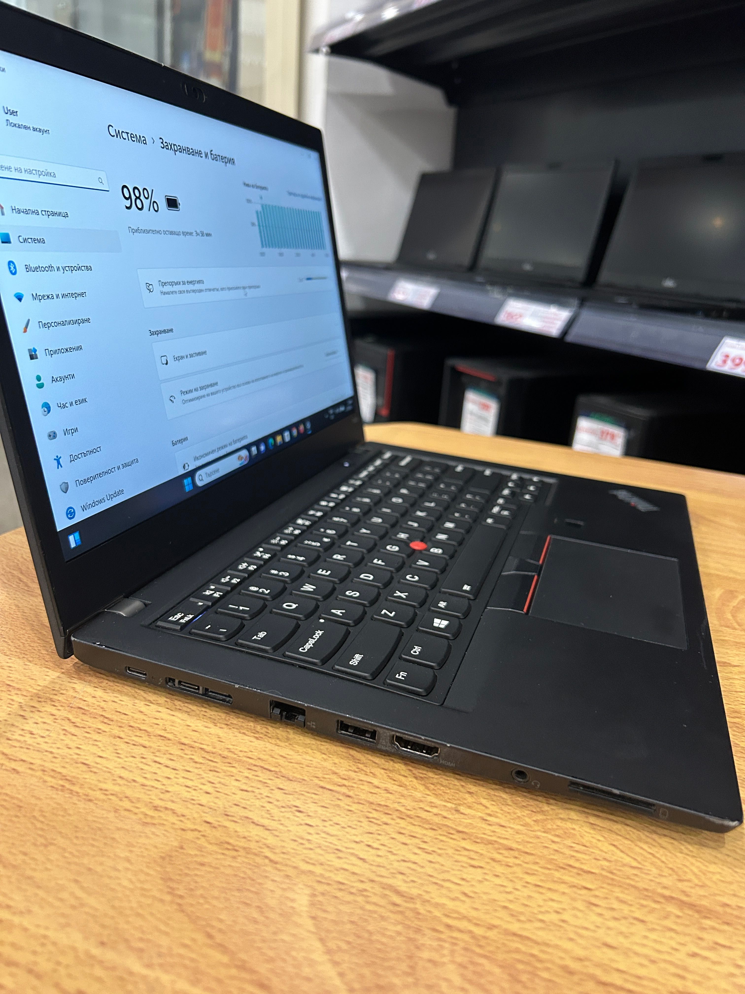 Лаптоп Lenovo ThinkPad Т480s i7-8650U/24GB/512 NVME, 3 мес. гаранция!