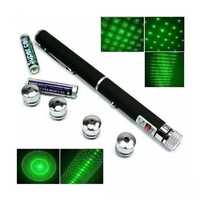 Лазер GreenPointer, 532 nm, 5mW, форма на метална писалка, зелен лъч