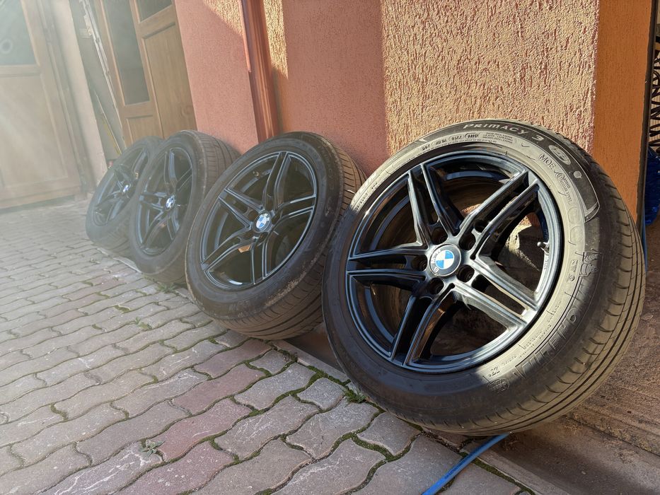 Jante+anvelope michelin bmw r17