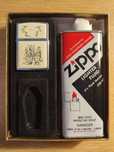 Brichetă ZIPPO, vintage, în cutia originală, Martie 1991