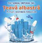 Teava albastra pe filet speciala pentru foraje