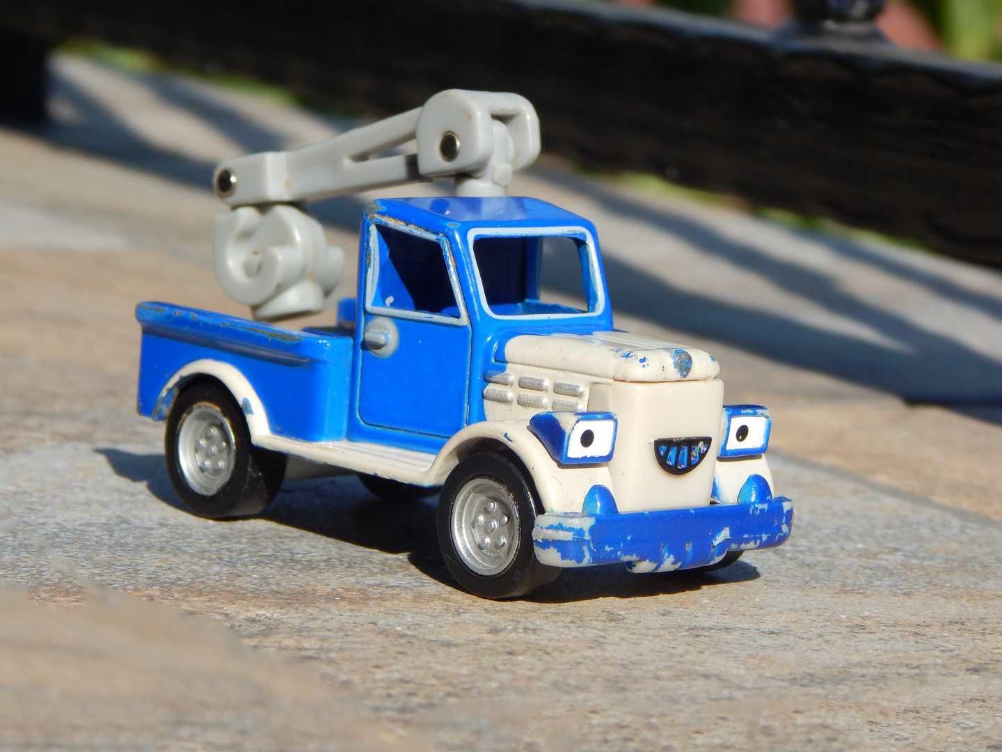 Macheta camioneta tractare TA Dodger seria Bob Builder 2007 uzat