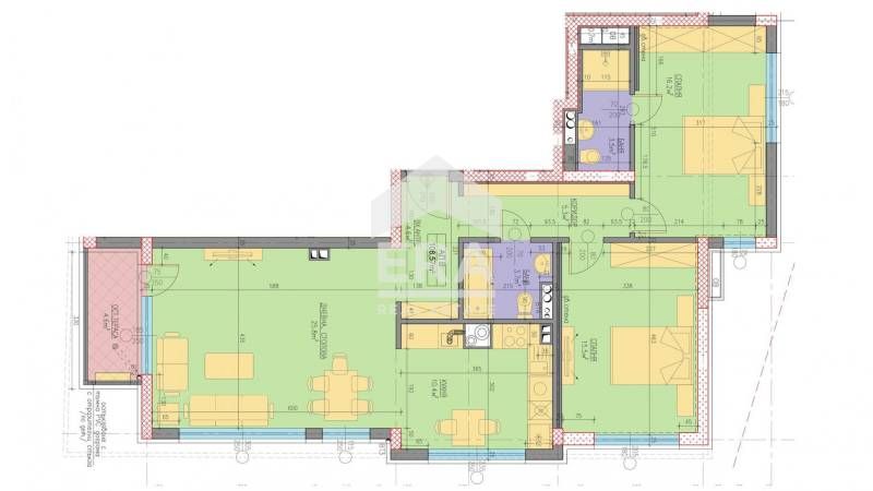 Продава се Тристаен апартамент в София, Хладилника - 127 кв.м за 2951 €/кв.м - Снимка #10