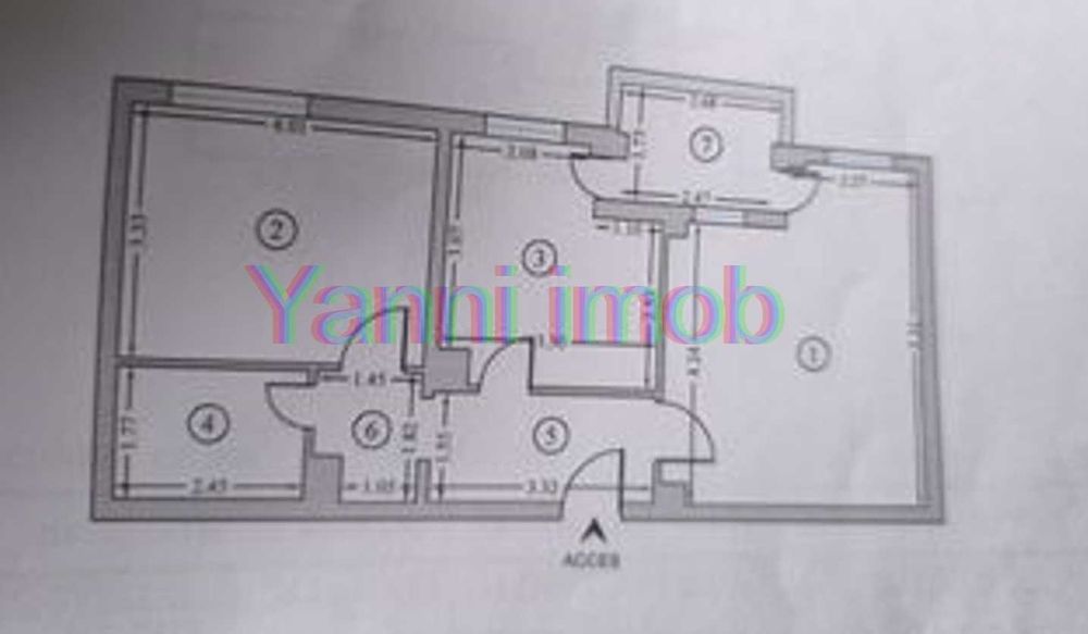 2 CAMERE Drumul Sarii 49mp Renovat