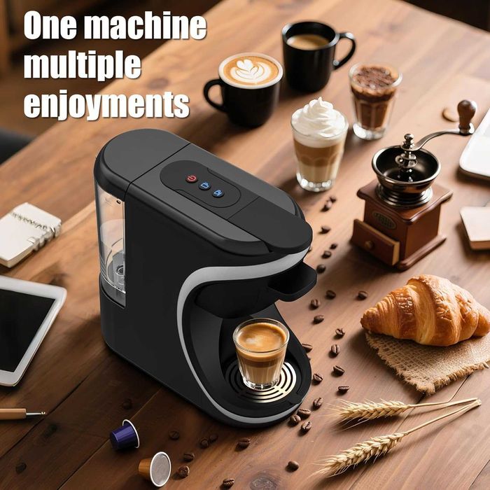 Многофункционална кафемашина, капсули Nespresso, Dolce Gusto и мляно