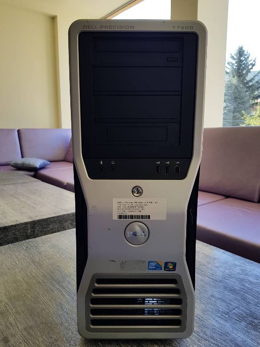 WorkStations Dell Precision T7500 мощен компютър+1xNVIDIAQuadro5000