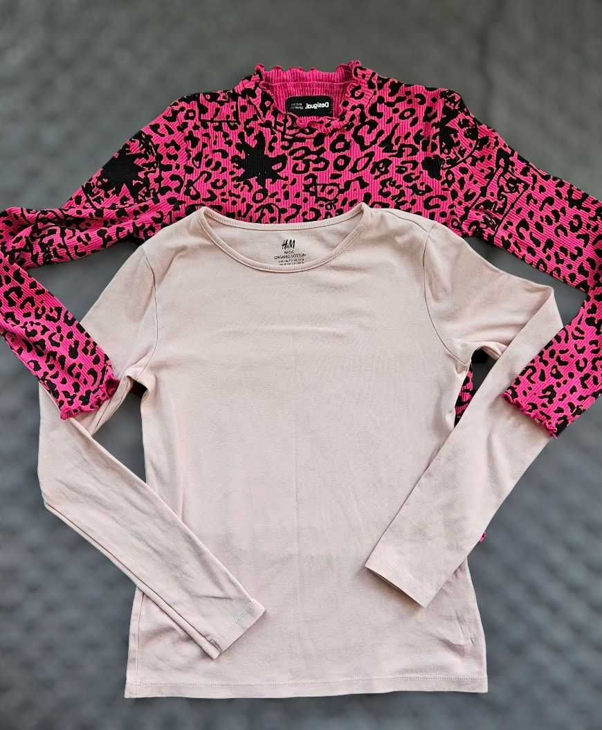 2 блузи - Desigual и H&M, р-р 146-152см. за 15 лв
