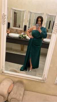 Rochie eleganta verde smarald