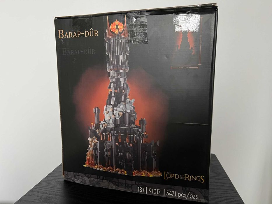 Stăpânul inelelor: Barad-dûr Tip Lego