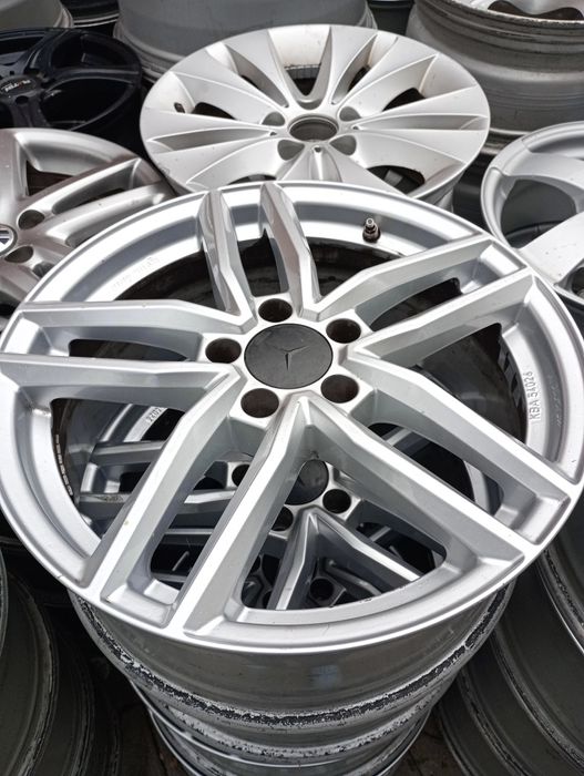 4 jante5x112R18Mercedes în douab latimi fata 7,5j et44 spate 8,5j et56