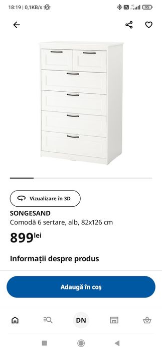 Comodă Ikea Songesand