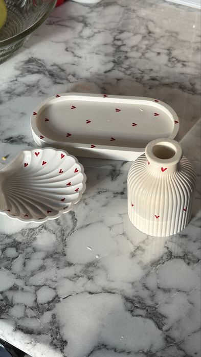 Набор декоративных изделий из гипса