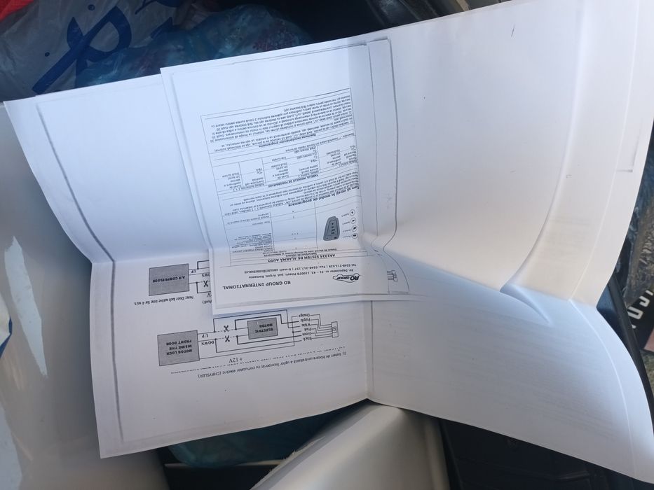 Alarma cu telecomanda