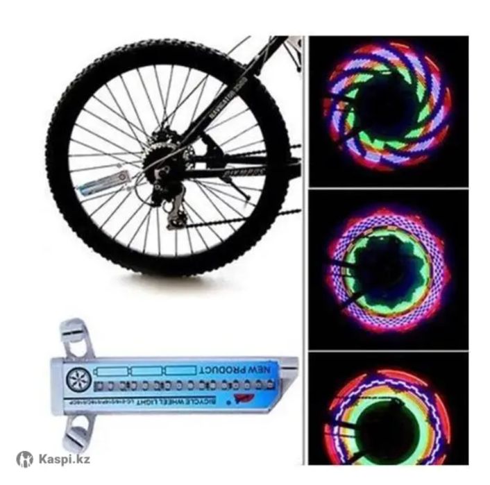 светодиодная подсветка колёс велосипеда на спицы