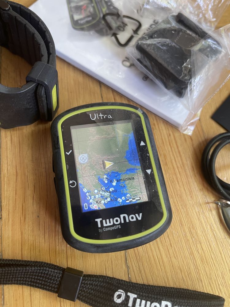 НОВ GPS часовник навигация TwoNav Ultra водоустойчив барометър компас