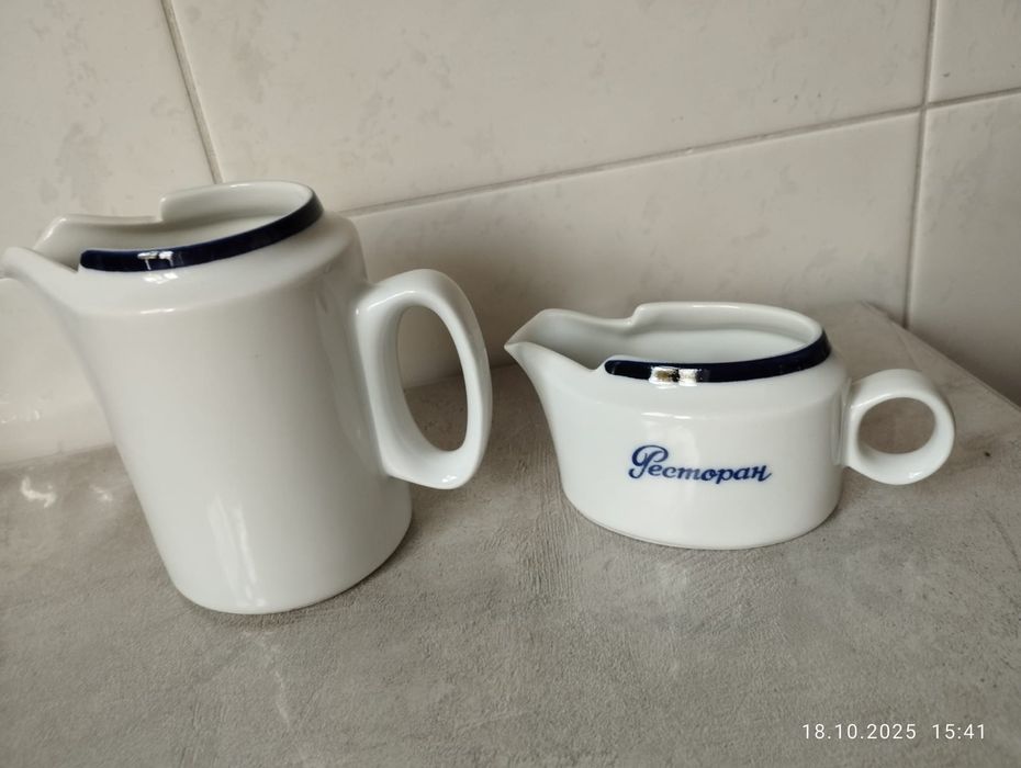 Молочник (Ресторан, СССР), селёдочница.