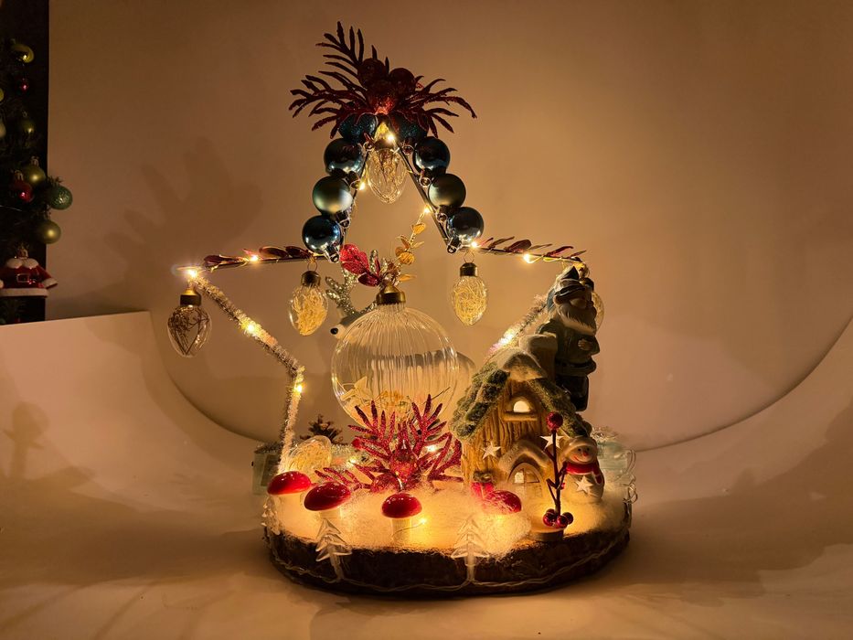 Ръчно изработена КОЛЕДНА УКРАСА