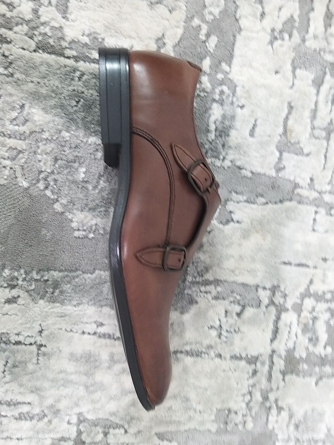 Asos Monk in brown pantofi barbati