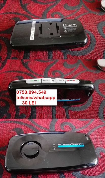 Car Kit Auto Bluetooth handsfree pentru parasolar