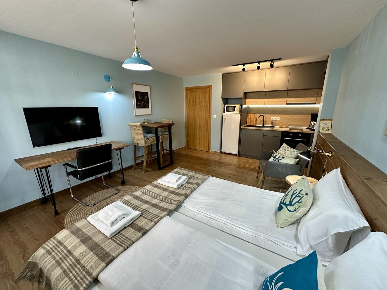 Дава се под наем Едностаен апартамент в Банско - 50 кв.м за 357 € - Снимка #3