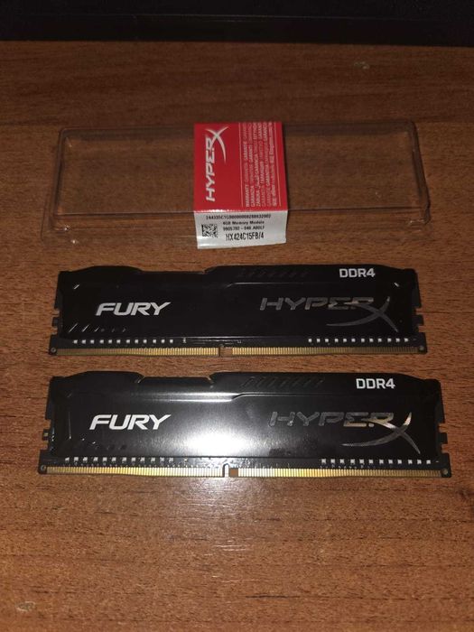 KINGSTON FURY HyperX Memorie RAM 2x4GB / 8GB Ddr4 3200mhz Cl16