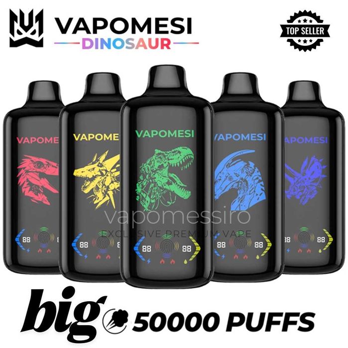 2 bucati Vape Full Led - Touchscreen 50.000 puffuri