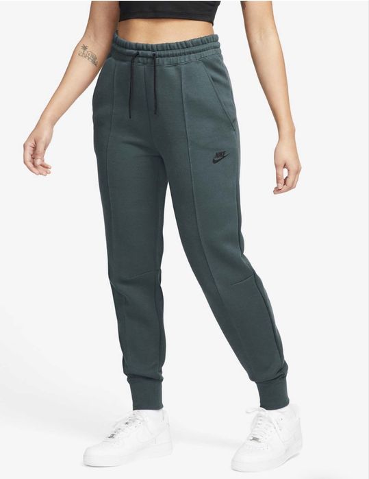 Nike спортен панталон NSW TCH FLC WR FZ HDY DEEP JUNG размер S