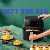 Нов Еър фрайър Silver Crest S18 8 и 6 литра Air Fryer 2400W фритюрник