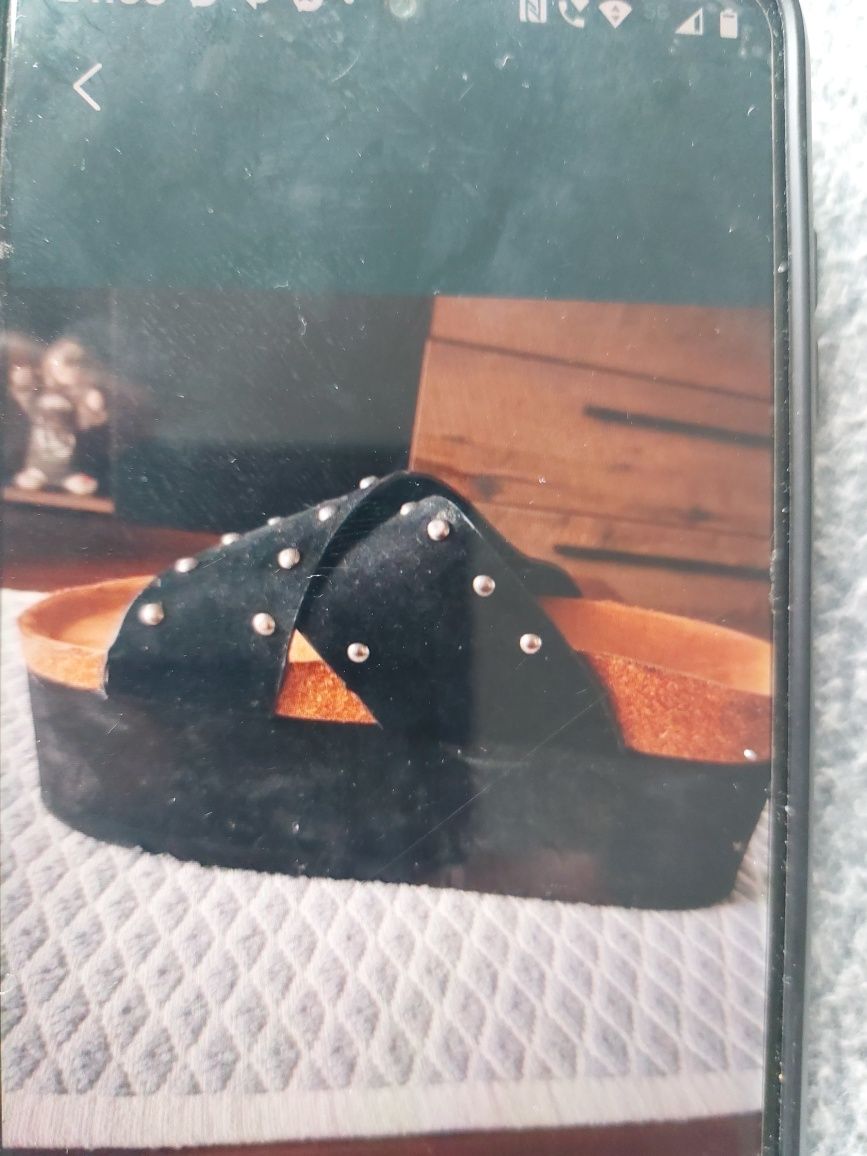 Saboti piele platform36