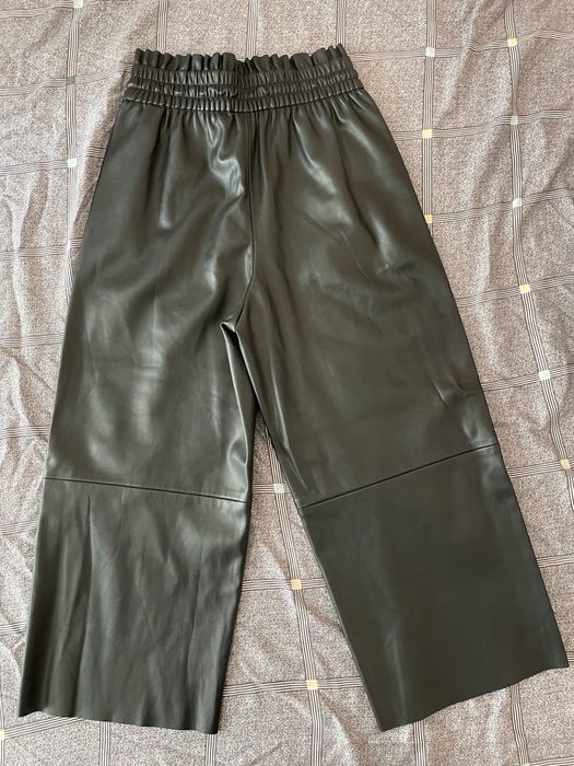 Pantaloni piele dama Zara