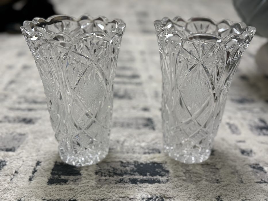 Продам вазы хрустальные советское богема маслиница хрустальная ляганы