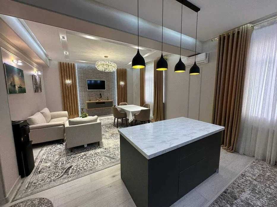Люкс-квартира в BOBUR ELITE, 110м2, 3-ком, ориетир Туйхона Яккасарай