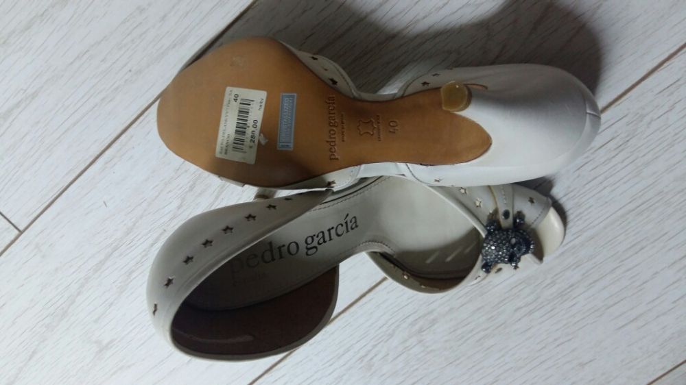 Pantofi cu toc Pedro Garcia - Rock style cu cristale Swarovski - 41